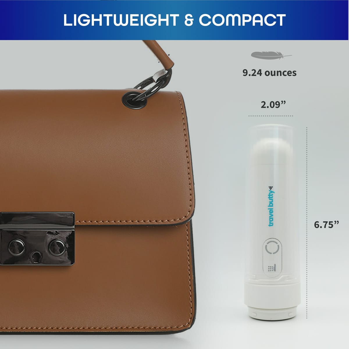 portable bidet with discreet travel case